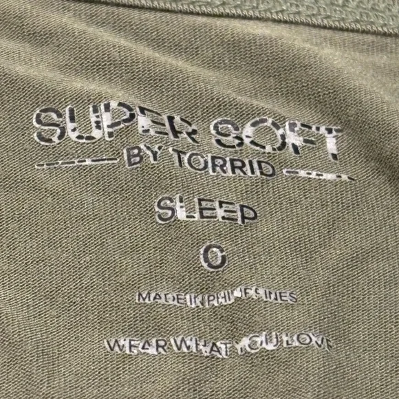 TORRID Soft Cami Mini Sleep Gown Desert Sky Olivine Size 0/L - Picture 12 of 13